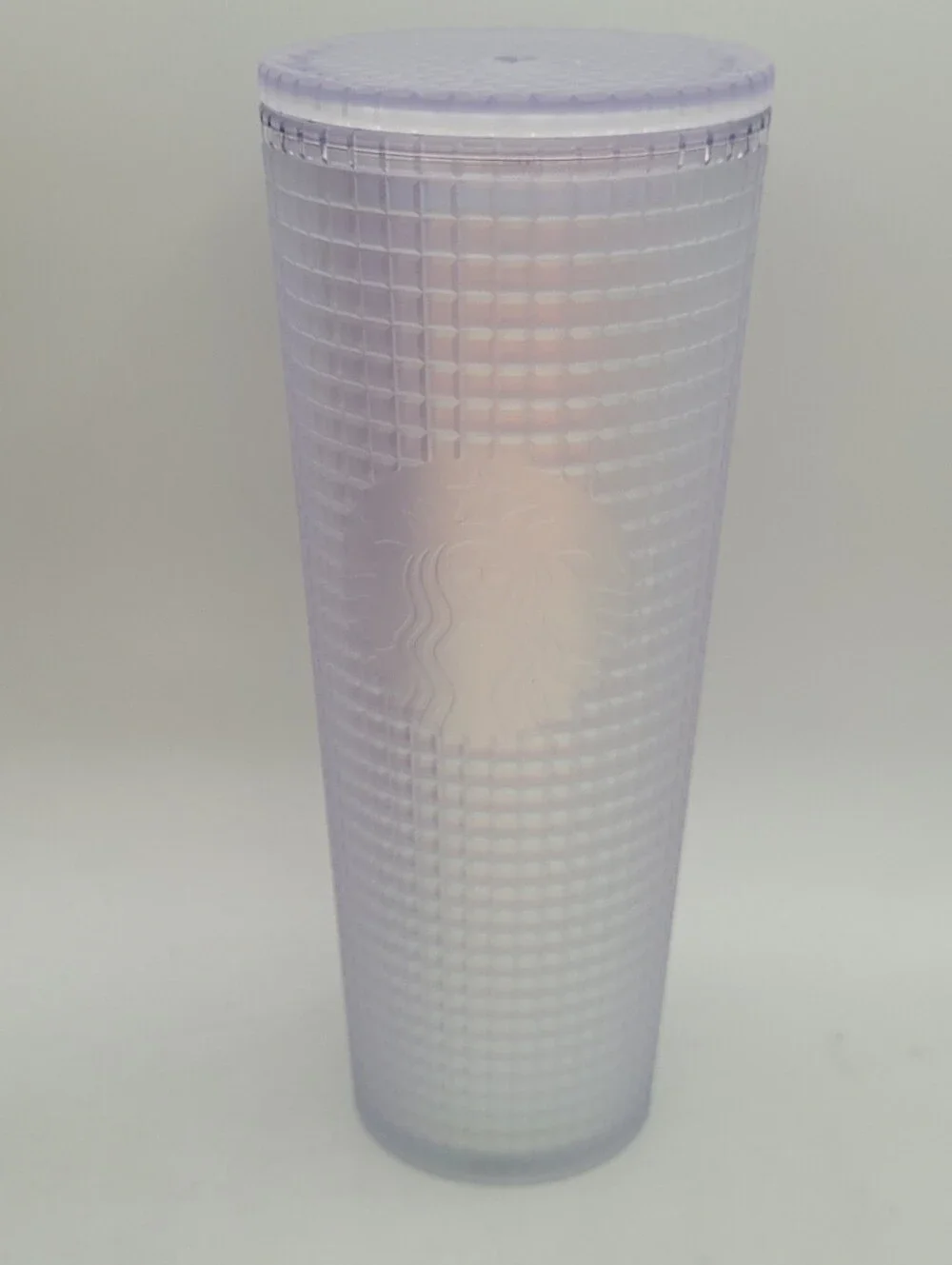 Starbucks Iridescent Unicorn Grid Frosted Tumbler Cup  Venti 24oz